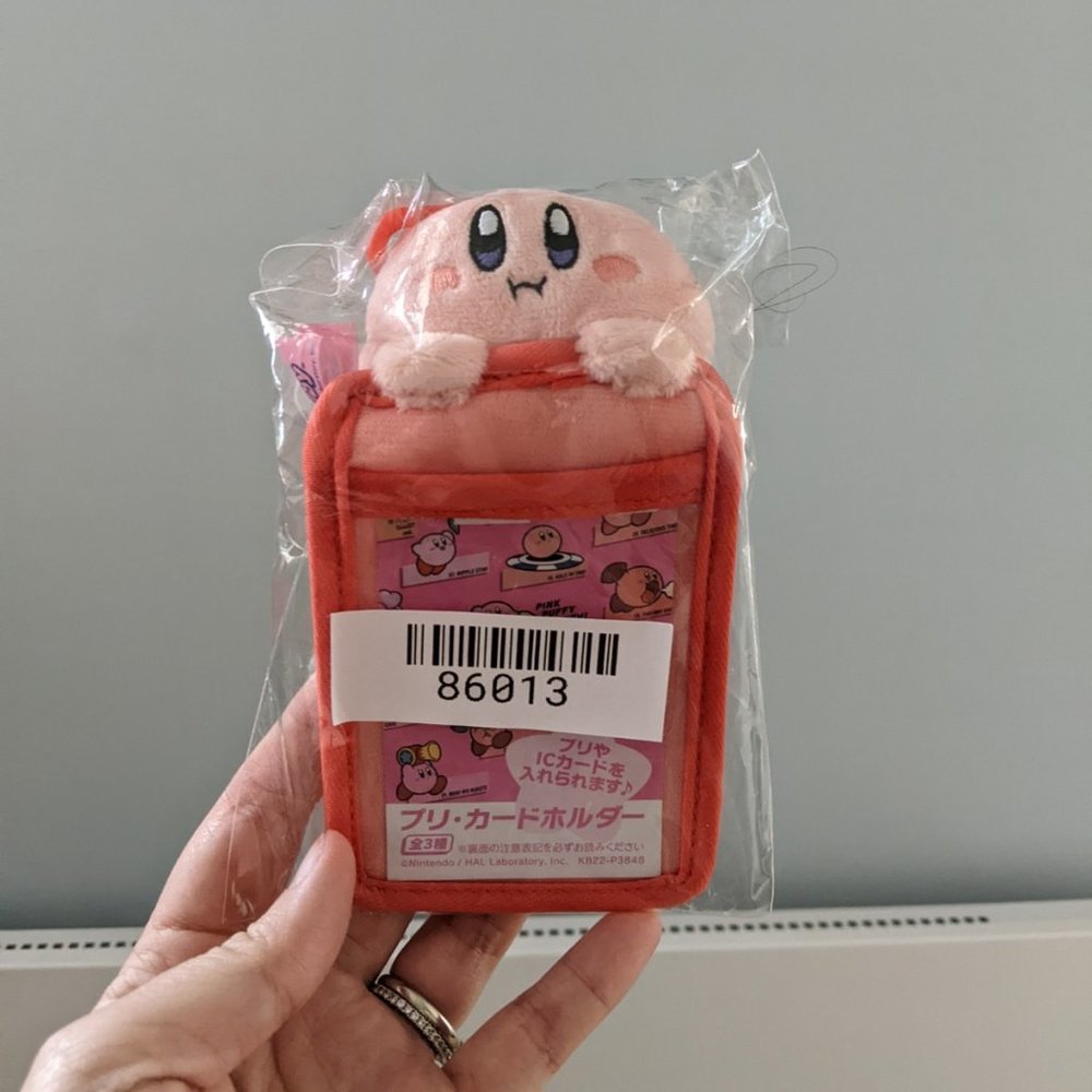 Authentic Kirby ID Plush Clip